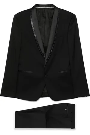 corneliani Crystal-embellished dinner suit