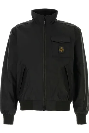 RefrigiWear Logo-patch bomber jacket