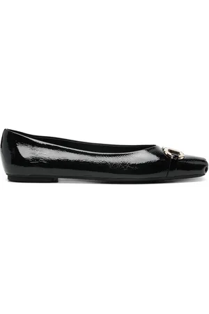 Salvatore Ferragamo Gancini-buckle ballerina shoes