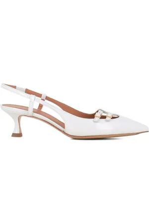 TASSINARI 55mm leather pumps