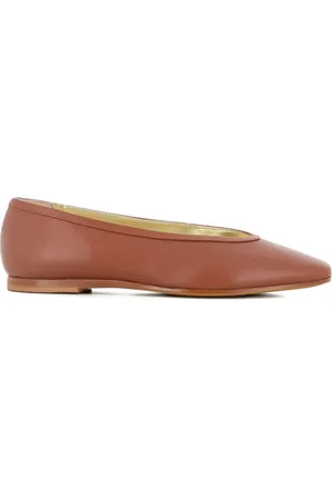 TASSINARI Leather ballerina shoes