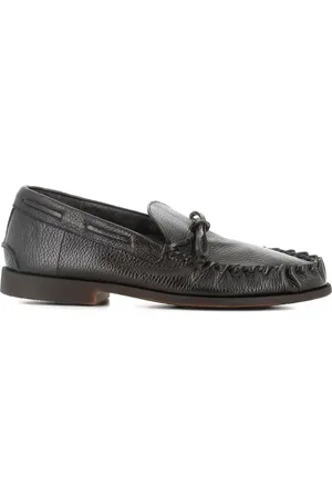 Alexander Hotto Gathered-detail moccasin loafers