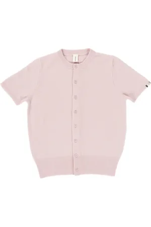 EXTREME CASHMERE N?? 399 short-sleeve button-up cardigan