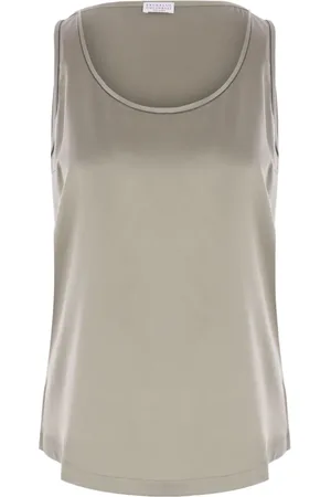 Brunello Cucinelli Silk tank top