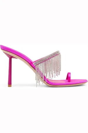 LE SILLA The Jewels 80mm fringed sandals