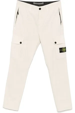 Stone Island Logo-patch cargo trousers