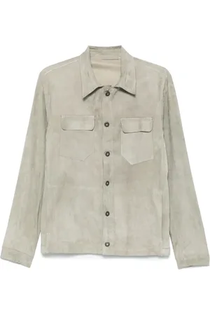 SALVATORE SANTORO Suede shirt jacket