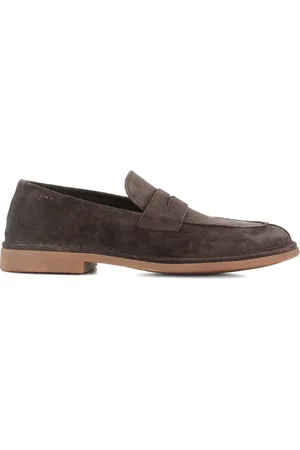 Alexander Hotto Suede penny loafers