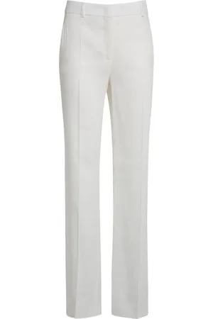 Alberta Ferretti Linen tailored trousers