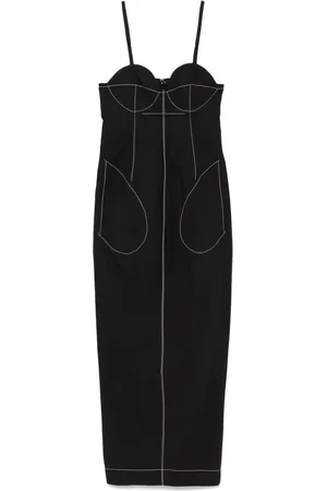 Federico Cina Pinces long dress