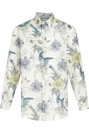 Etro Floral-print button-up shirt