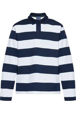 Paul & Shark Striped long-sleeve polo shirt