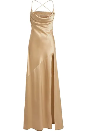 Retrofete Emery embellished silk maxi dress