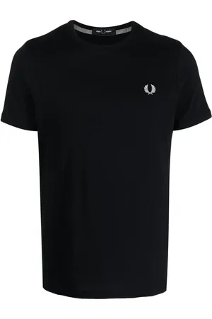 Fred Perry Logo-embroidered cotton T-shirt