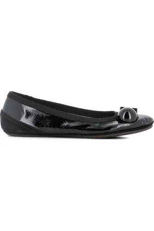 DOVE NUOTANO GLI SQUALI Leather ballerina shoes