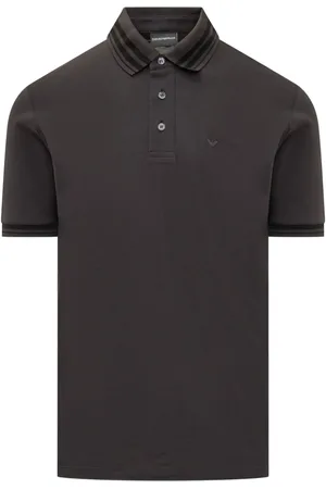 Emporio Armani Logo-embroidered polo shirt