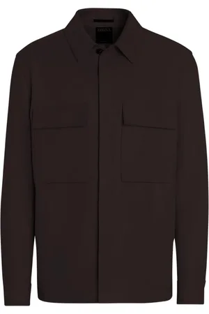 Ermenegildo Zegna Oasi linen overshirt