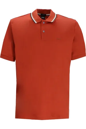 HUGO BOSS Penrose contrasting-collar polo shirt