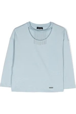 MONNALISA Bead-chain detailing sweatshirt