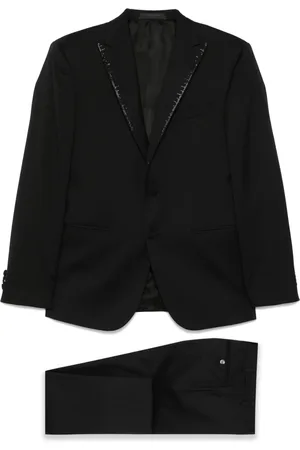 corneliani Crystal-embellished dinner suit