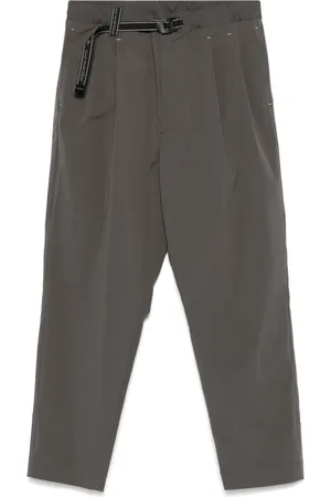 and wander Belted-waist trousers