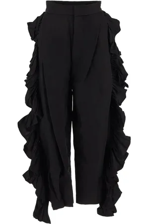 UMA WANG Ruffled trousers