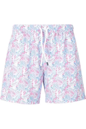 FEDELI Floral-print swim shorts