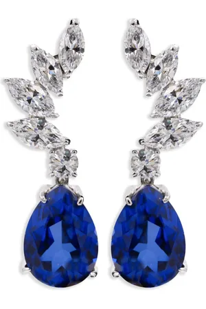 Juwelina Paris Sterling silver Reve Bleu earrings