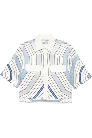 Sandro X Louise Bourgeois striped shirt