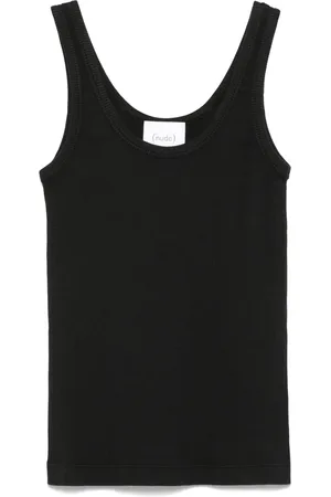 NUDE Logo-embroidered tank top