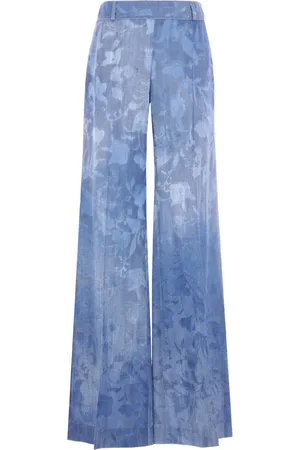 ERMANNO SCERVINO Flora-motif devor?? palazzo pants