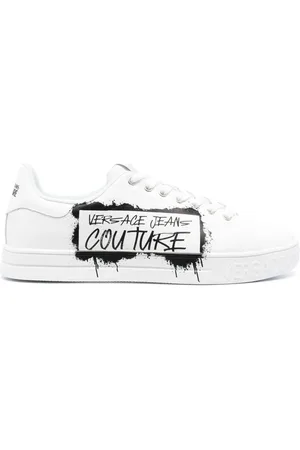 VERSACE Logo-print low-top sneakers