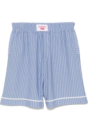 Charles Jeffrey Loverboy Striped shorts
