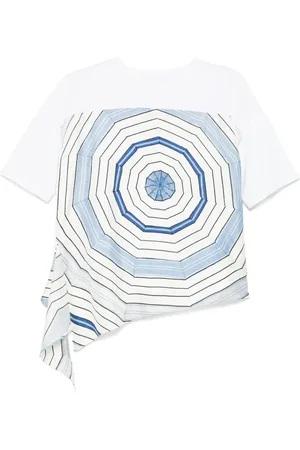 Sandro X Louise Bourgeois geometric-print T-shirt
