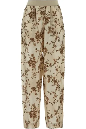 UMA WANG Floral-print trousers