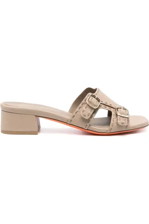 santoni 35mm buckle-detailed sandals
