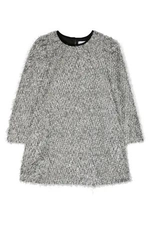MONNALISA Faux-fur A-line dress