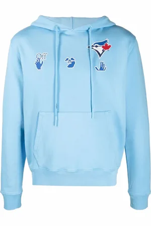 OFF-WHITE X MBL Jays logo-print hoodie