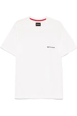 Kiton Logo-embroidered T-shirt