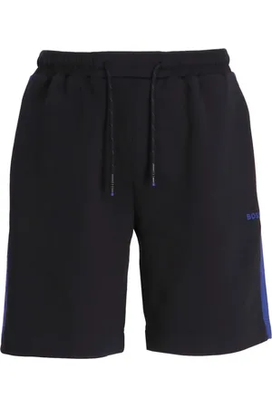 HUGO BOSS Logo-embroidered tape-detailing shorts