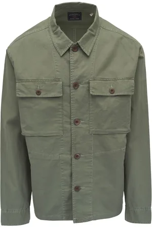 Faherty Organic cotton-blend shirt jacket
