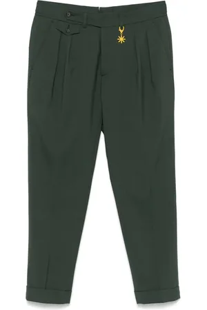 Manuel Ritz Logo-appliqu?? trousers