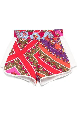 PUCCI Junior Festa-print shorts