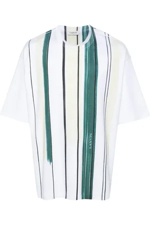 Lanvin Striped cotton T-shirt