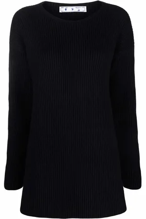 OFF-WHITE Ribbed-knit wool jumper