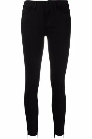 Frame Le Skinny de Jeanne raw-hem jeans