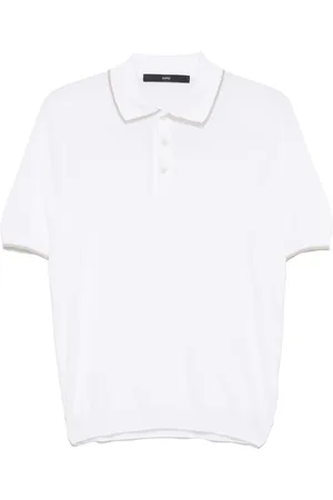 SAPIO Contrasting-trim polo shirt