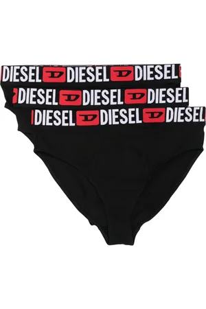 Diesel Logo-waistband briefs (pack of three)