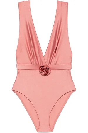 ZIMMERMANN Lucky Plunge Flower swimsuit