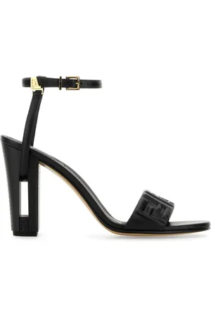 Fendi 95mm Delfina leather sandals